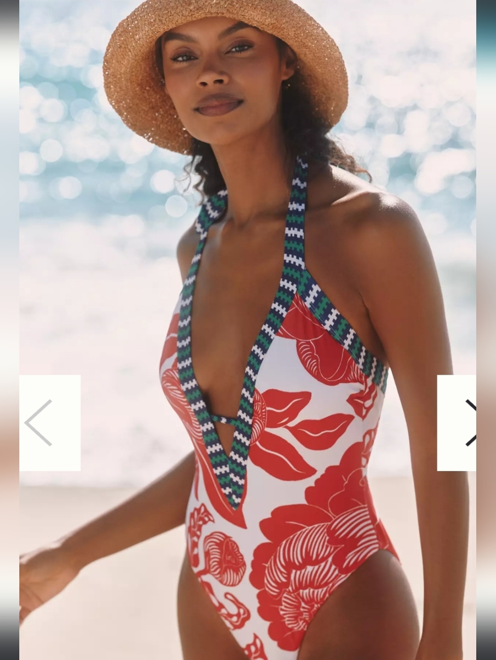 Celandine x Grace Gillespie Marcela Plunged One-Piece Swimsuit - Picture 3 of 10